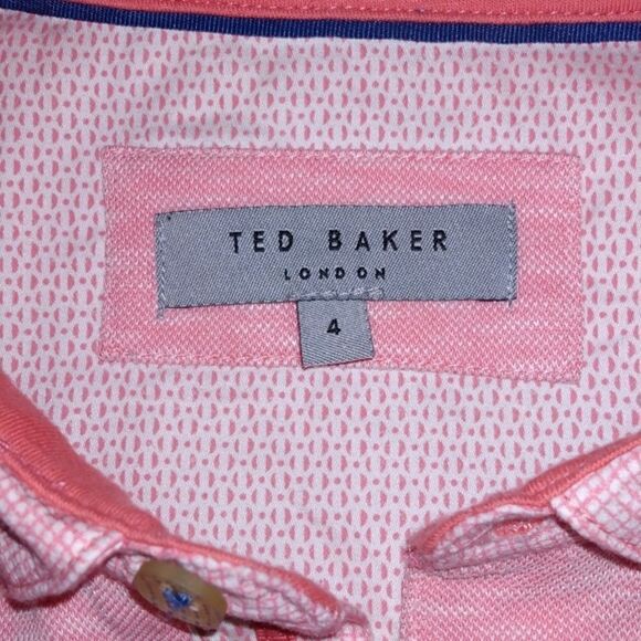 Ted Baker London Polo Shirt Size 4 / Large - Picture 3 of 5